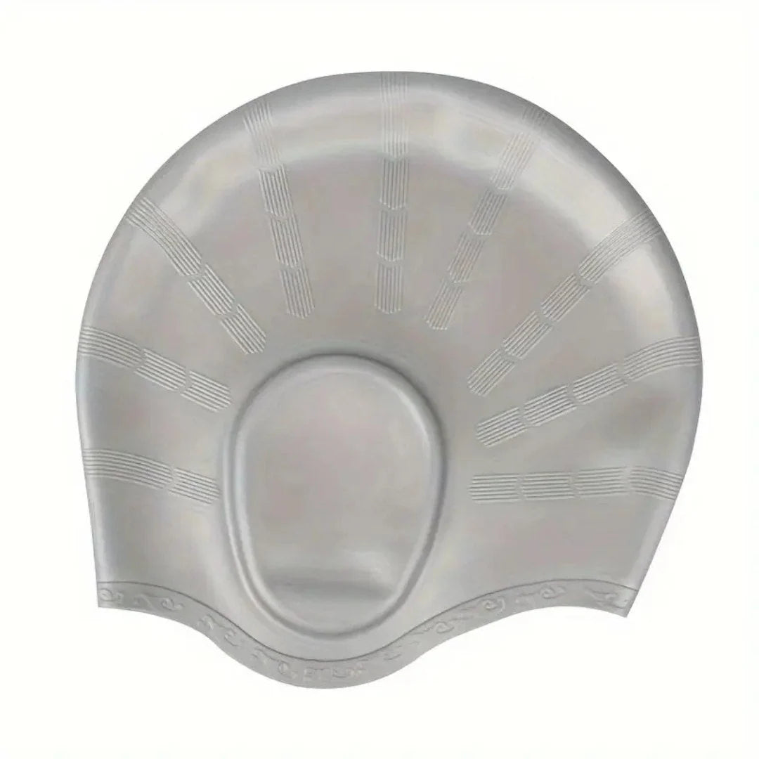 Swim Cap Silicone For Long Hair Ear Pockets