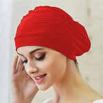 Swim Cap Turban Twist Stretch Fit Quick Dry