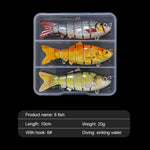 Swimbait Lure Multi-Jointed Lifelike Slow-Sinking