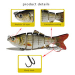 Swimbait Lure Multi-Jointed Lifelike Slow-Sinking