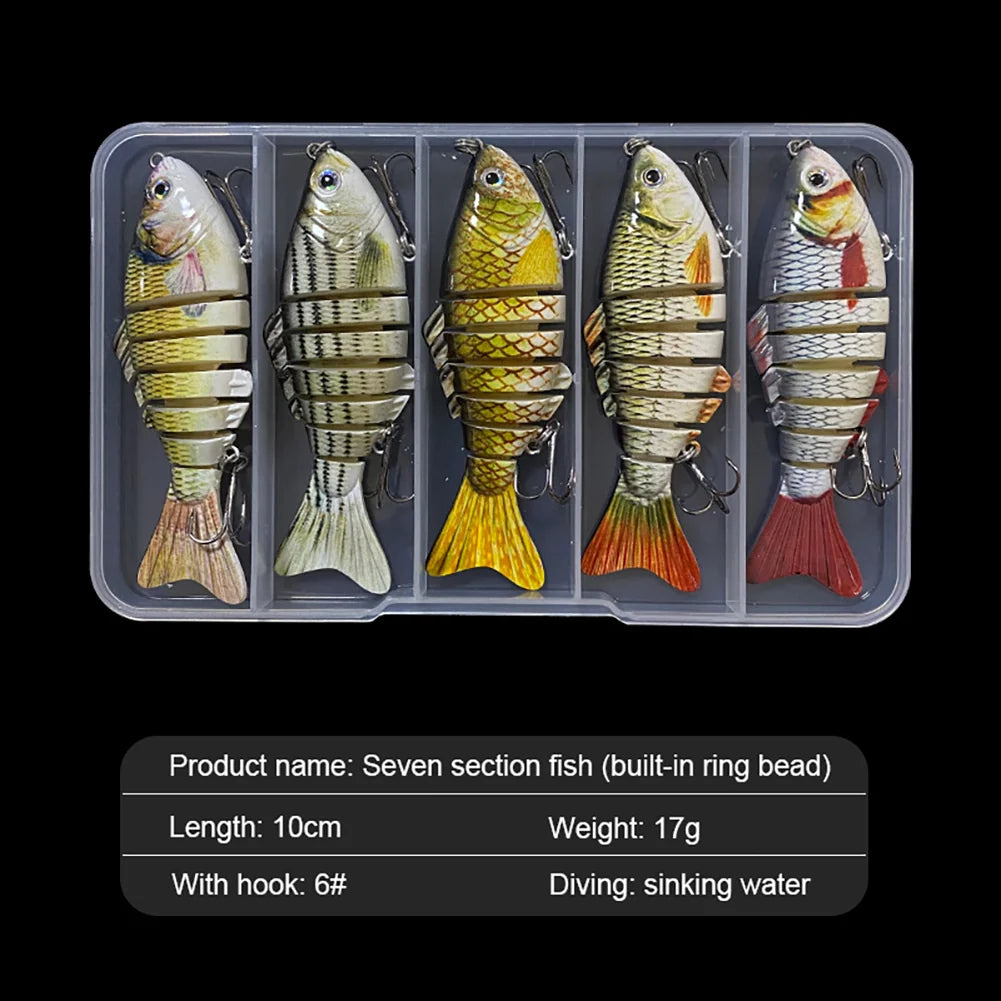 Swimbait Lure Multi-Jointed Lifelike Slow-Sinking