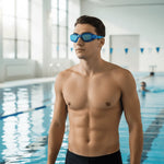 Swimming Goggles Anti-Fog UV Protection Adjustable Strap