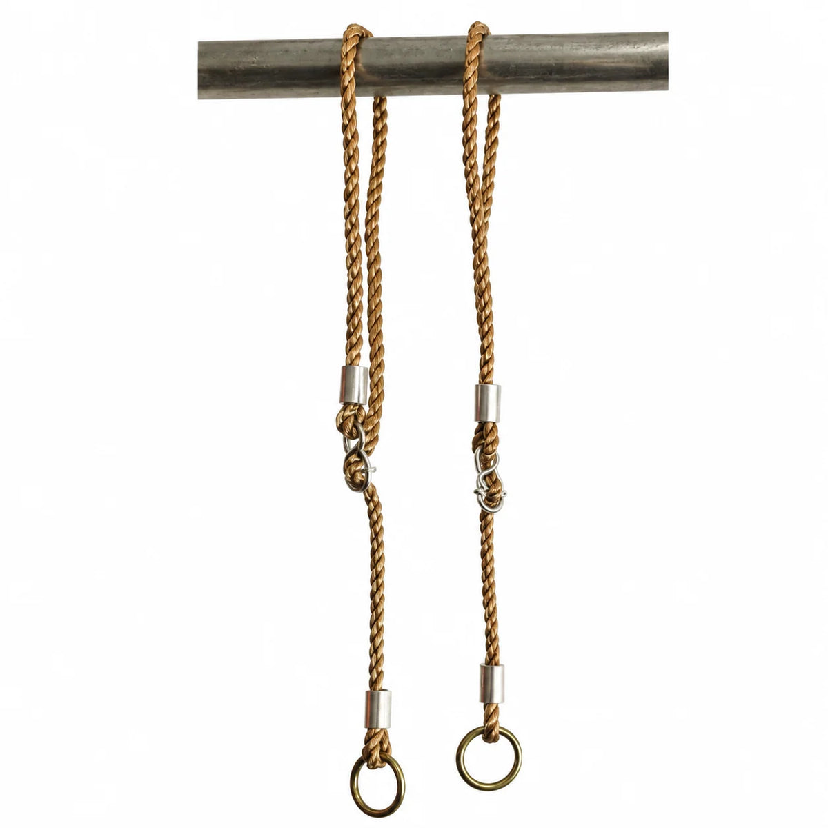 Swing Extension Rope Kit Adjustable Braided With Hooks