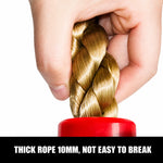 Swing Extension Rope Kit Adjustable Braided With Hooks