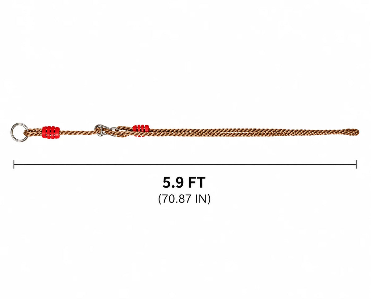 Swing Extension Rope Kit Adjustable Braided With Hooks