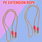 Swing Extension Rope Kit Adjustable Braided With Hooks
