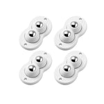 Swivel Caster Wheels Self-Adhesive 360 Degree Set of 4