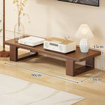 TV Media Console Low-Profile Open-Leg Design