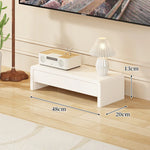 TV Media Console Low-Profile Open-Leg Design