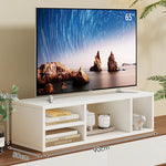 TV Stand Riser 5.9-Inch Lift Two Open Compartments Cable Routing
