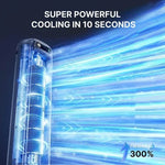 Table Fan USB Rechargeable Oscillating Touch Controls