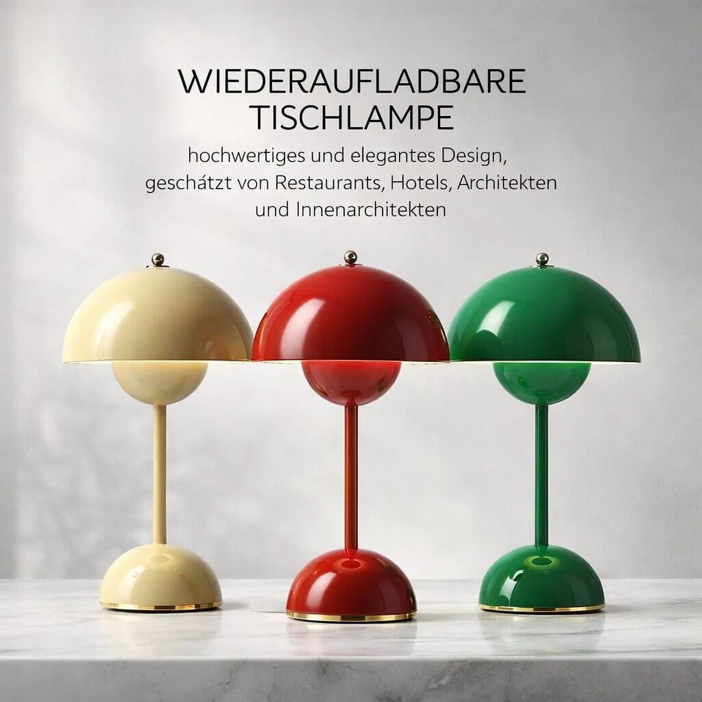 Table Lamp Cordless Rechargeable Dimmable Warm LED