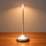 Table Lamp Cordless Rechargeable Touch Dimming Mushroom Design