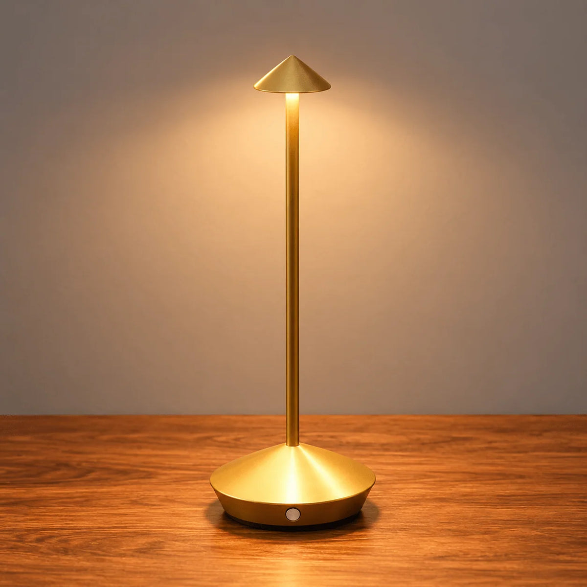 Table Lamp Cordless Rechargeable Touch Dimming Mushroom Design