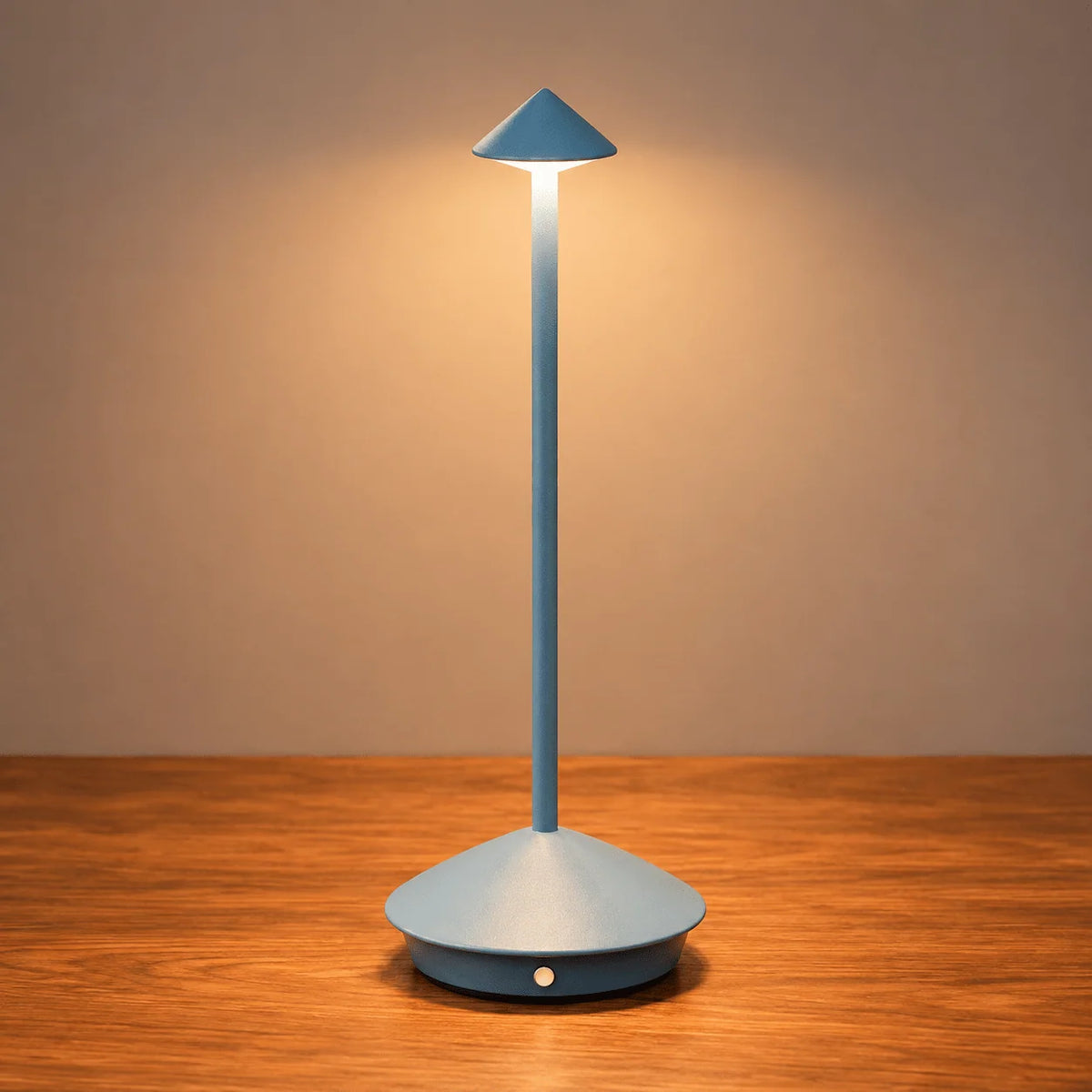 Table Lamp Cordless Rechargeable Touch Dimming Mushroom Design