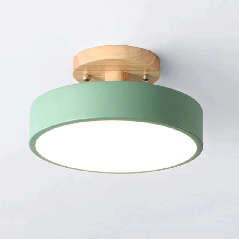 Table Lamp Dimmable LED Wood & Acrylic