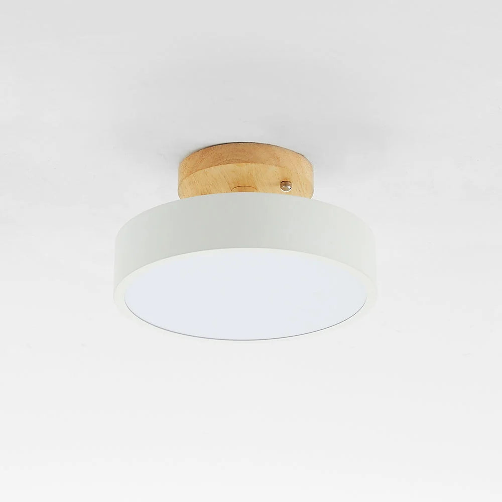 Table Lamp Dimmable LED Wood & Acrylic