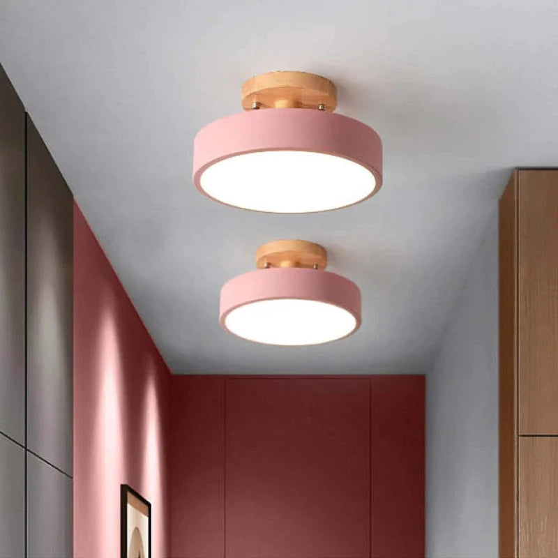 Table Lamp Dimmable LED Wood & Acrylic