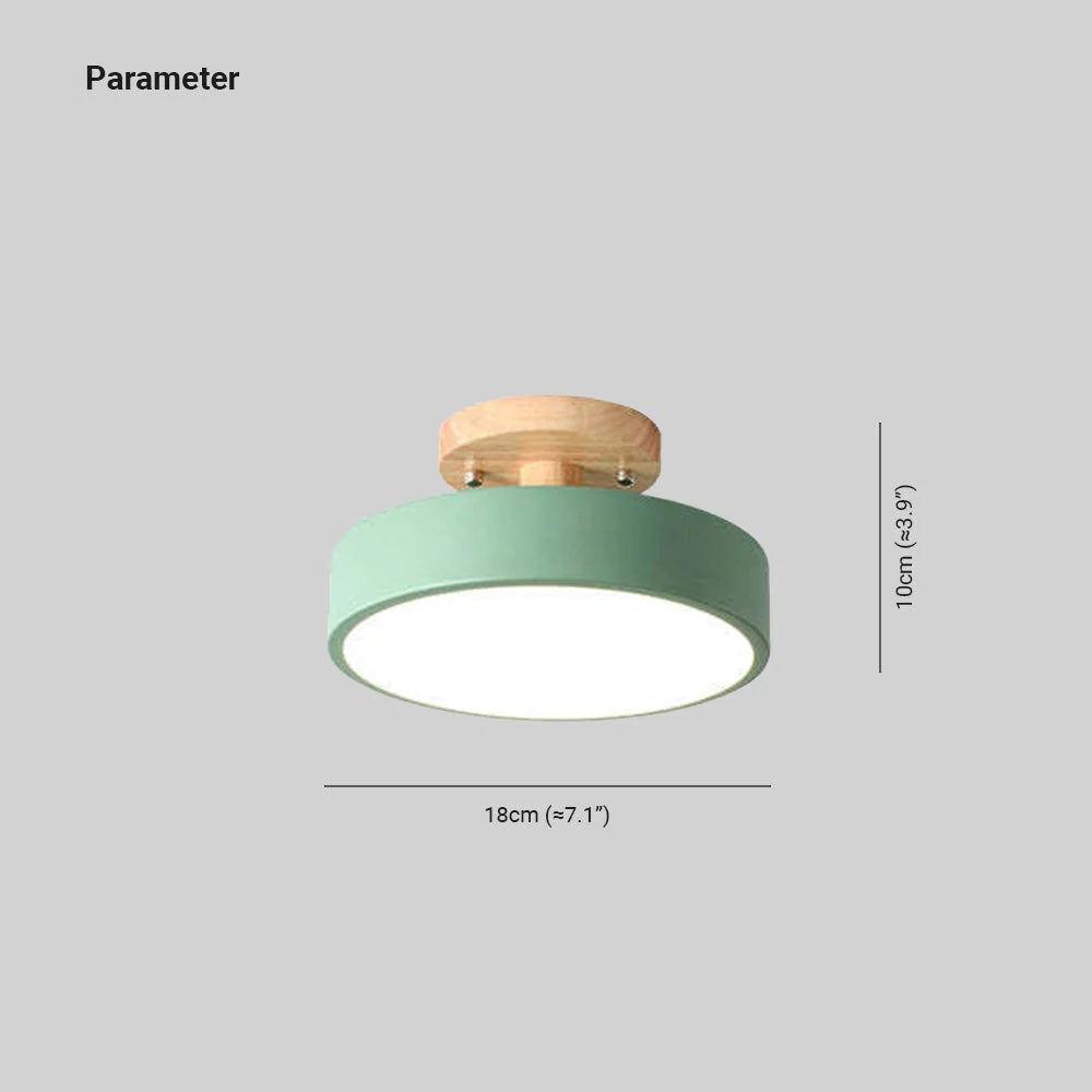 Table Lamp Dimmable LED Wood & Acrylic