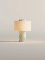 Table Lamp Marble Base Rechargeable Touch Control