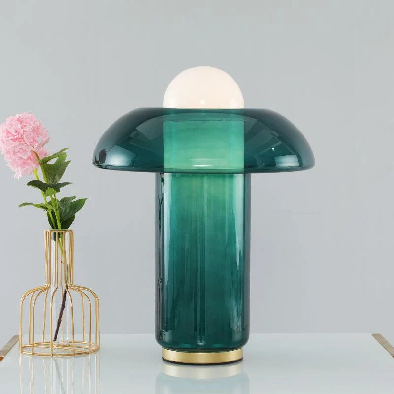 Table Lamp Modern Design Glass Shade