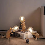 Table Lamp Mouse Figurine Warm & White Light