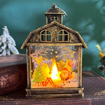 Table Lamp Moving Figures Integrated Warm White LED