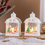 Table Lamp Moving Figures Integrated Warm White LED