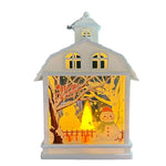 Table Lamp Moving Figures Integrated Warm White LED