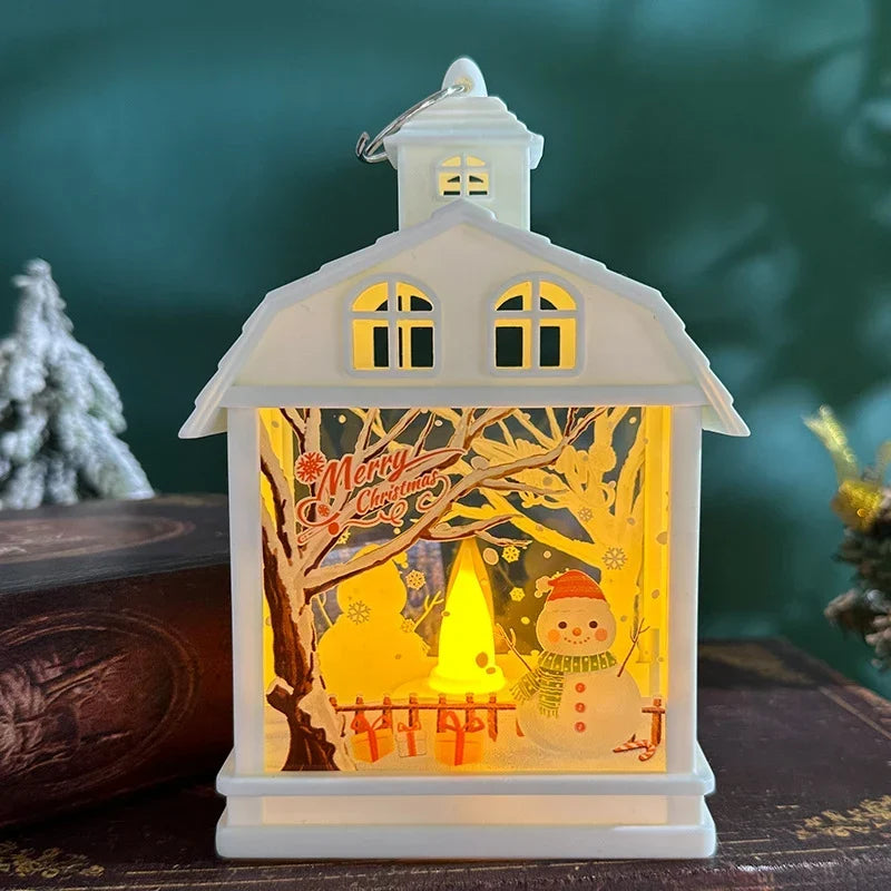Table Lamp Moving Figures Integrated Warm White LED