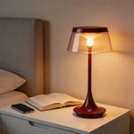 Table Lamp Rechargeable LED Stepless Dimming Metal Base