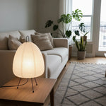 Table Lamp Rice Paper Shade Soft Glare-Free Lighting
