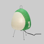 Table Lamp Rice Paper Shade Warm Ambient Lighting