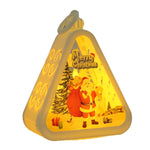 Table Lamp Triangle Warm LED Glow