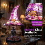 Table Lamp Witch Hat Design USB-Powered Warm Glow
