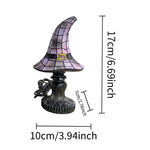 Table Lamp Witch Hat Design USB-Powered Warm Glow