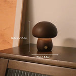Table Lamp Wooden Cordless USB-Rechargeable Dimmable