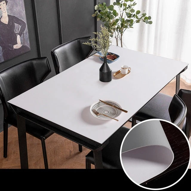 Table Protector Mat Waterproof Heat-Resistant PVC & TPU Leather