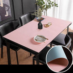 Table Protector Mat Waterproof Heat-Resistant PVC & TPU Leather