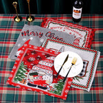 Tablecloth Santa Pattern Durable & Machine-Washable