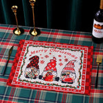 Tablecloth Santa Pattern Durable & Machine-Washable
