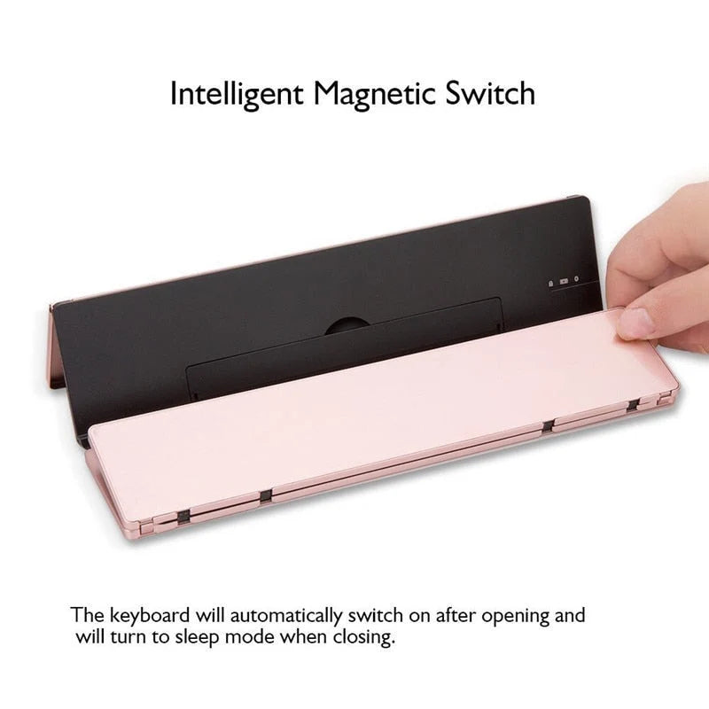 Tablet Keyboard Foldable Bluetooth Wireless Slim Portable