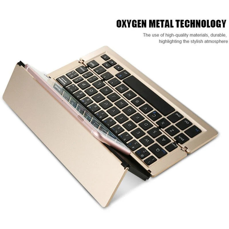 Tablet Keyboard Foldable Bluetooth Wireless Slim Portable