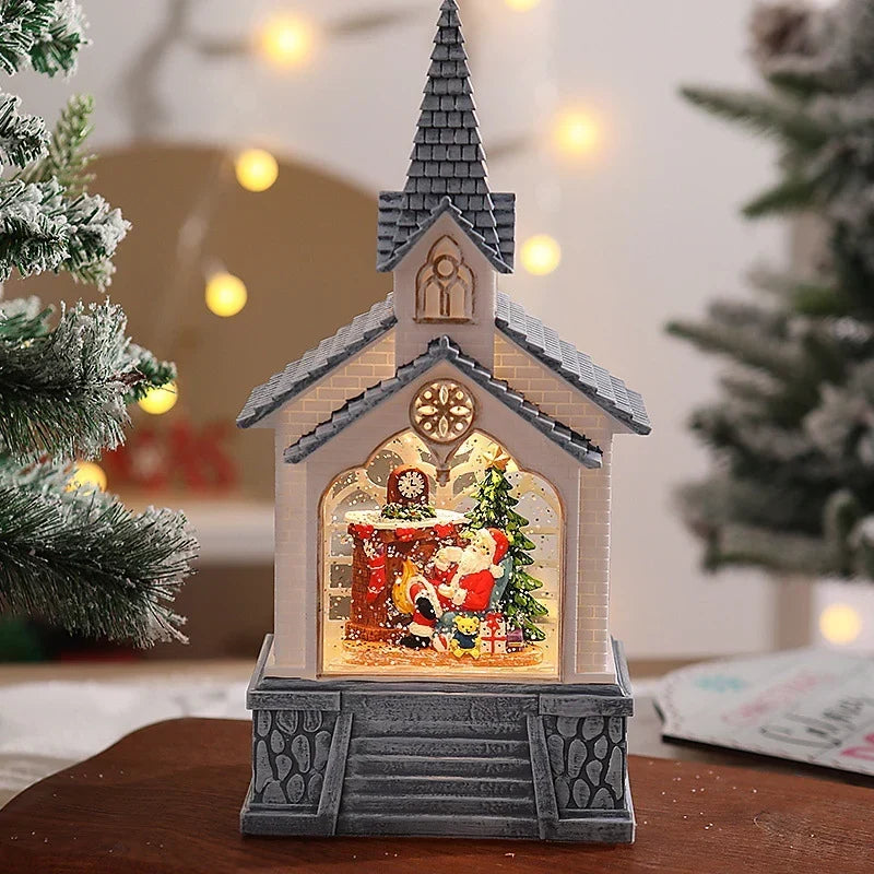Tabletop Christmas Decoration Integrated LED Easy Setup