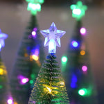 Tabletop Christmas Tree Flocked Pine Eco-Friendly Compact