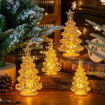 Tabletop Christmas Tree Lamp Warm LED Compact Design