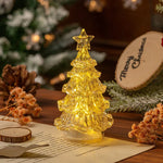 Tabletop Christmas Tree Lamp Warm LED Compact Design