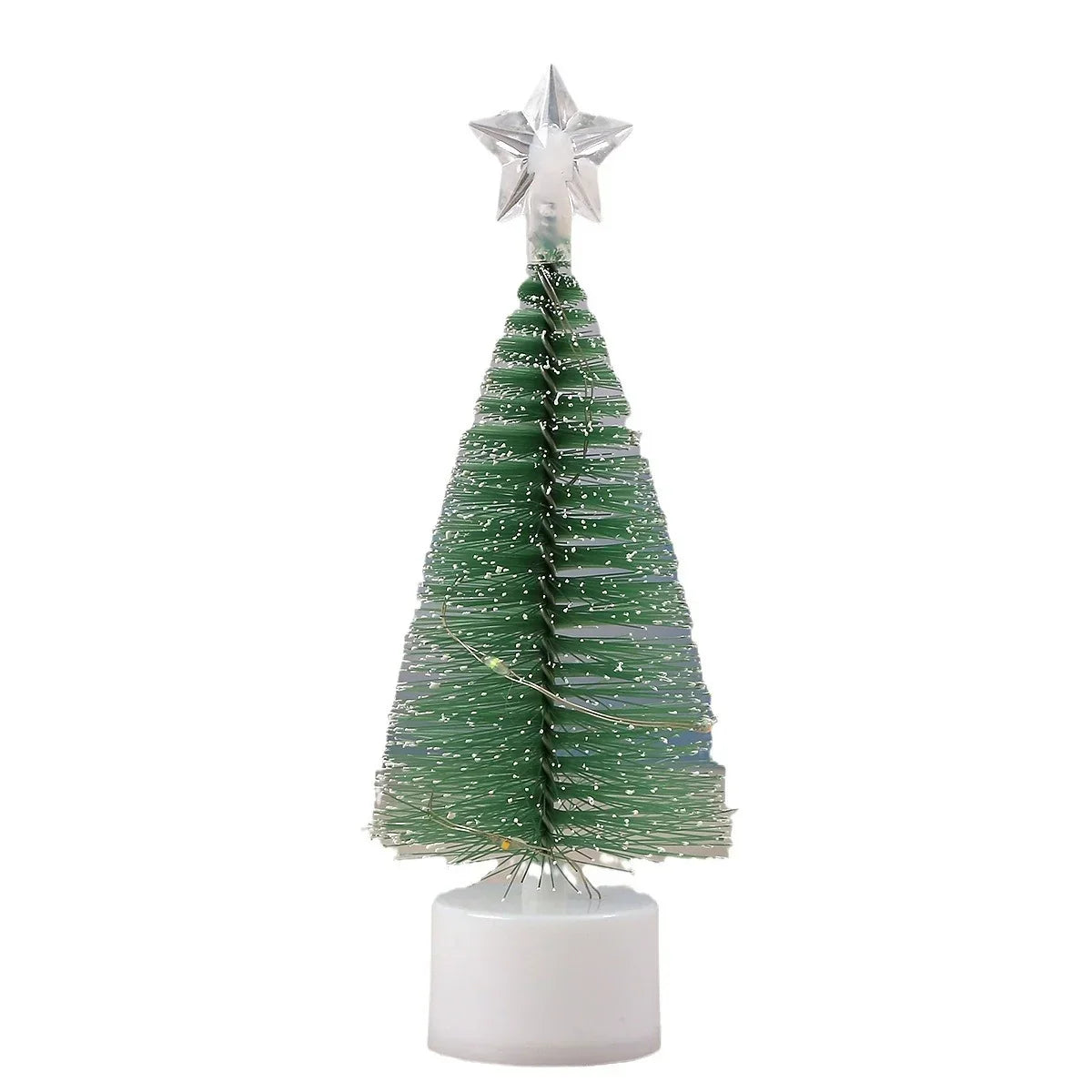 Tabletop Christmas Tree Pre-Lit Colorful Compact
