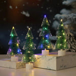 Tabletop Christmas Tree Prelit Warm LED Durable Plastic