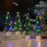 Tabletop Christmas Tree Prelit Warm LED Durable Plastic